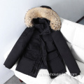 Зимняя куртка-пуховик унисекс на заказ Черный пуховик